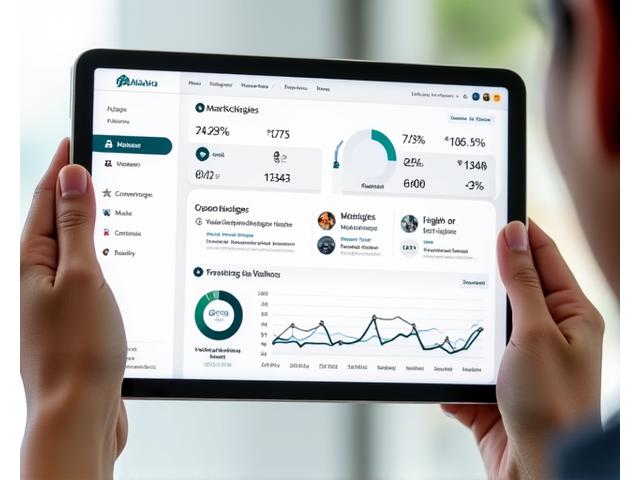 Interface de um painel de progresso online da AlmaViva, mostrando gráficos de consumo de conteúdo, artigos lidos, tempo de leitura e badges de conquistas, em um design limpo e motivacional.