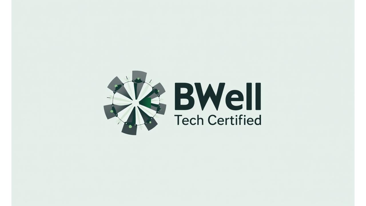 Logotipo da BWell Tech, Certificação em Tecnologia de Saúde