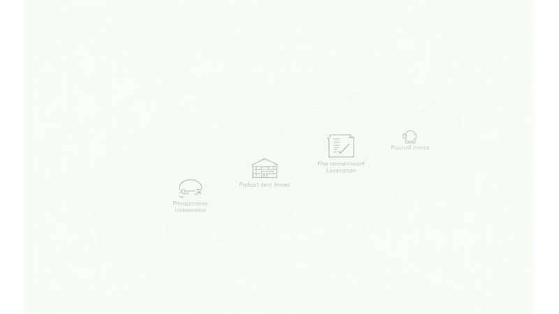 Infográfico visual que mostra um processo passo a passo de testes de produtos, com ícones de lupa, caixa de seleção, laboratório e selo de aprovação. Design limpo e moderno.