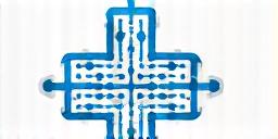 Logo de uma associação de tecnologia em saúde, representando certificação ou parceria tecnológica.